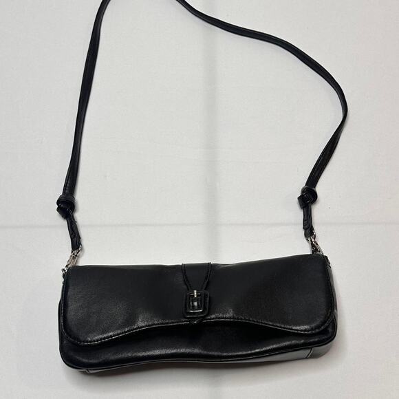 Black Mini Y2K 2000s Vintage Worthington Clutch - Picture 1 of 6